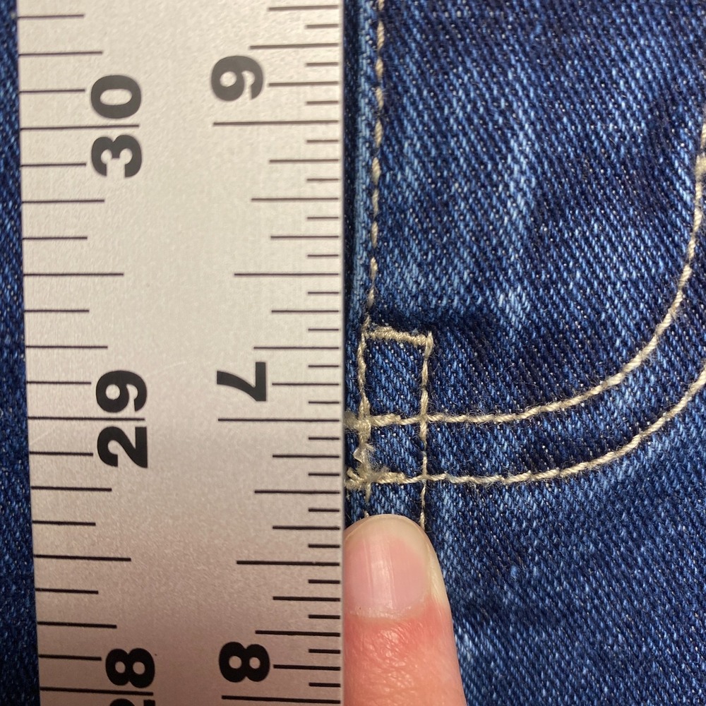 Gloria Vanderbilt Tapered Jeans Classic Fit Womens 8P Blue Denim Stretch Fitted - Picture 14 of 16